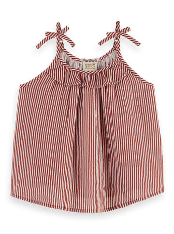 Scotch & Soda Top rood/wit