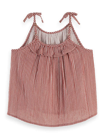 Scotch & Soda Top in  in Rot/ Weiß