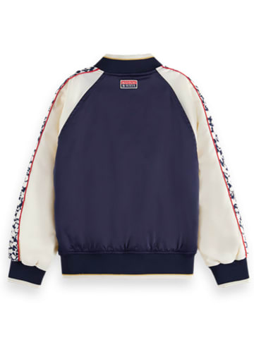 Scotch & Soda Dwustronna kurtka w kolorze granatowo-białym