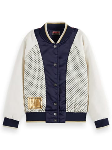 Scotch & Soda Dwustronna kurtka w kolorze granatowo-białym