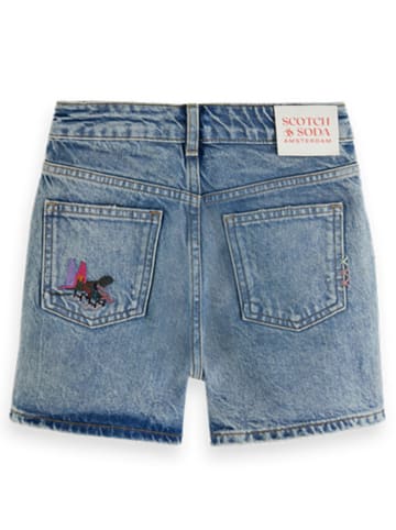 Scotch & Soda Szorty dżinsowe w kolorze niebieskim