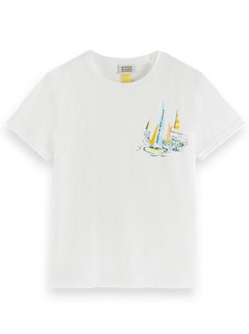 Scotch & Soda Koszulka w kolorze białym