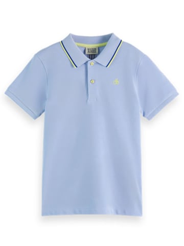 Scotch & Soda Poloshirt lichtblauw