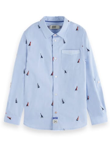 Scotch & Soda Hemd - Regular fit - in Hellblau