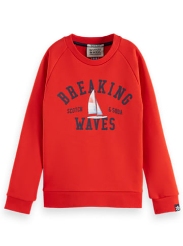 Scotch & Soda Sweatshirt in Rot