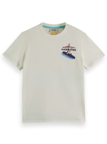 Scotch & Soda Shirt in Creme/ Gelb