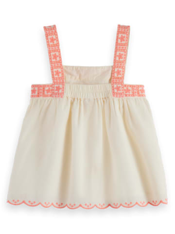 Scotch & Soda Blousetop crème/roze