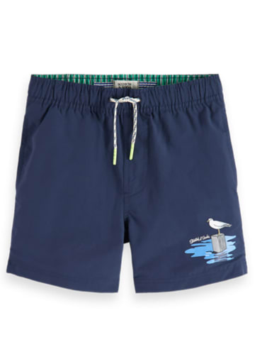 Scotch & Soda Szorty kąpielowe w kolorze granatowym