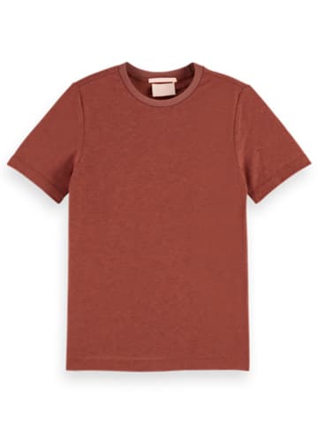 Scotch & Soda Koszulka w kolorze bordowym