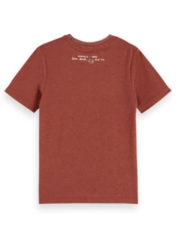 Scotch & Soda Koszulka w kolorze bordowym