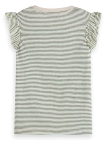 Scotch & Soda Shirt in Grün/ Beige