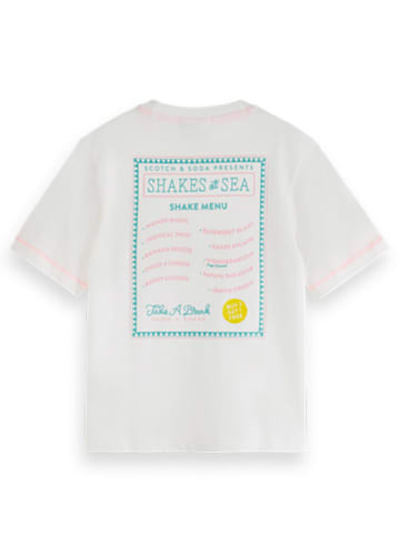 Scotch & Soda Shirt wit/geel
