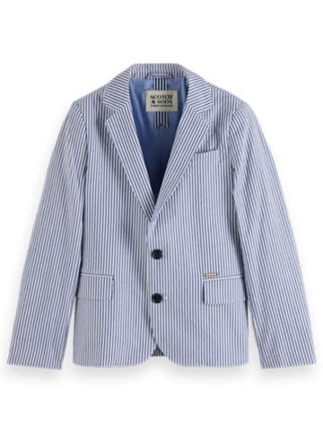 Scotch & Soda Blazer in Blau/ Weiß