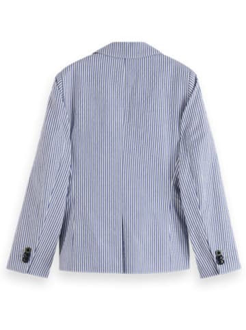 Scotch & Soda Blazer in Blau/ Weiß