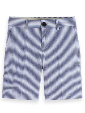 Scotch & Soda Shorts in Blau/ Weiß