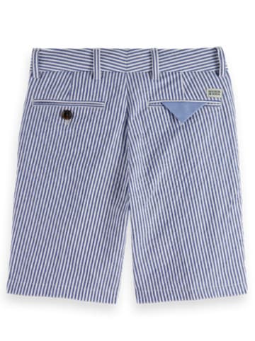 Scotch & Soda Shorts in Blau/ Weiß