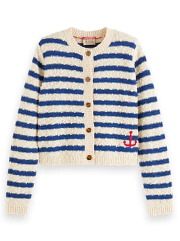 Scotch & Soda Vest beige/blauw