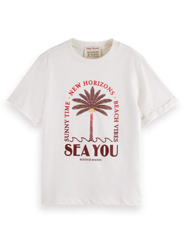 Scotch & Soda Shirt wit/paars
