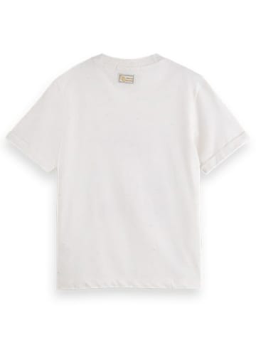 Scotch & Soda Koszulka w kolorze biało-fioletowym