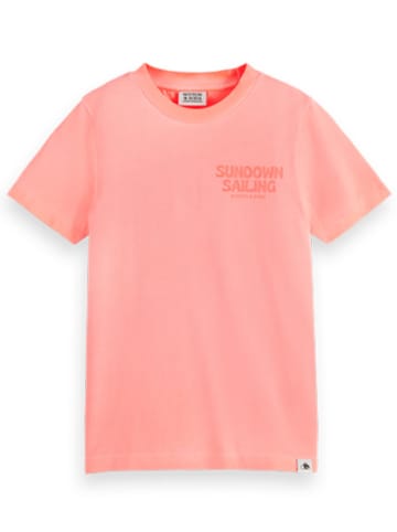 Scotch & Soda Koszulka w kolorze koralowym