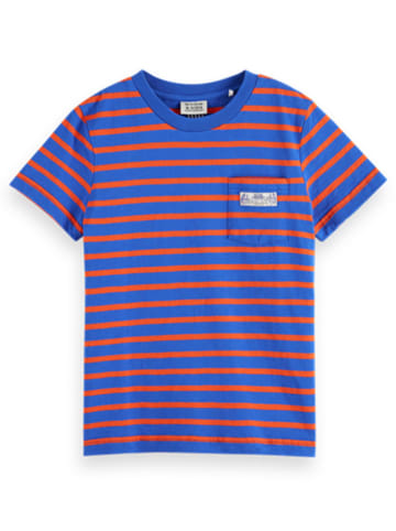 Scotch & Soda Shirt in Orange/ Blau