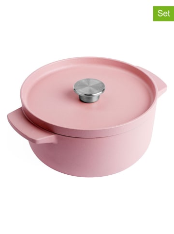 KitchenAid 2tlg. Set: Bräter  in Rosa - 3,3 l
