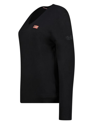 Geographical Norway Sweter "Falonne" w kolorze czarnym