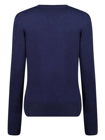Geographical Norway Sweter "Falonne" w kolorze granatowym