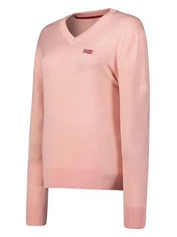 Geographical Norway Trui "Falonne" lichtroze