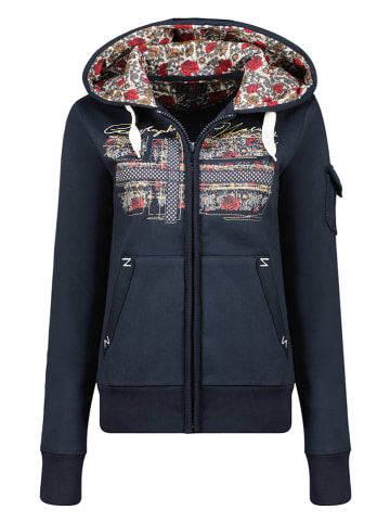Geographical Norway Sweatjacke "Fabeaute" in Dunkelblau