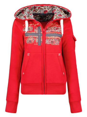 Geographical Norway Sweatjacke "Fabeaute" in Rot