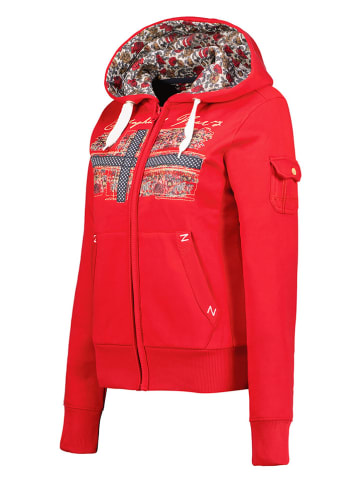 Geographical Norway Sweatvest "Fabeaute" rood