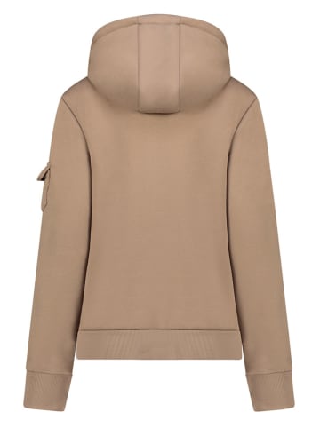 Geographical Norway Sweatvest "Fabeaute" lichtbruin