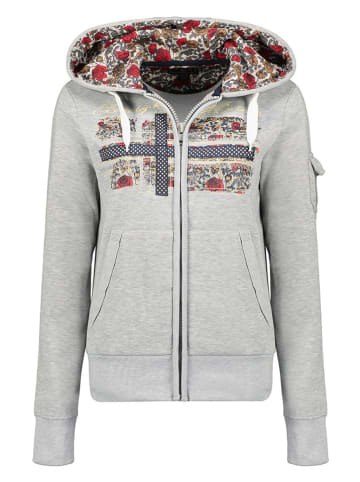 Geographical Norway Sweatjacke "Fabeaute" in Grau