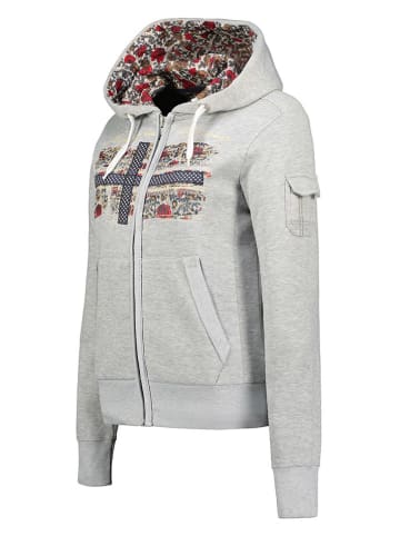 Geographical Norway Sweatjacke "Fabeaute" in Grau