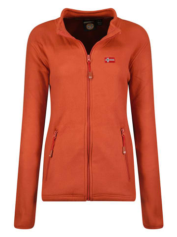 Geographical Norway Kurtka polarowa "Ulyssia" w kolorze pomarańczowym