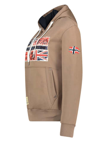 Geographical Norway Hoodie "Gpepe2" lichtbruin