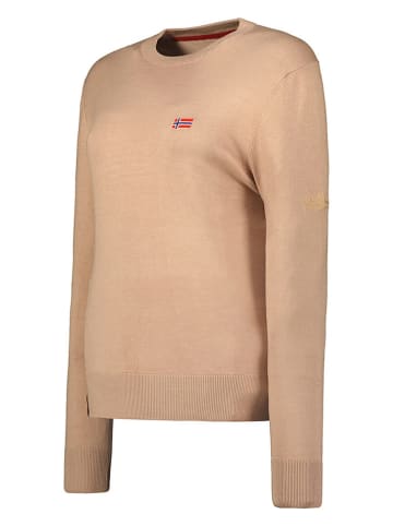 Geographical Norway Pullover "Fabrizia" in Hellbraun