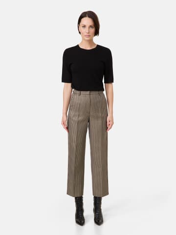 TAIFUN Marlenehose in Beige/ Schwarz