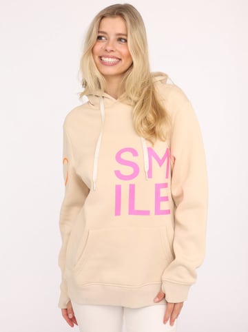 Zwillingsherz Bluza "Alissa Heart" w kolorze beżowym