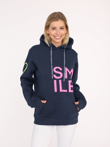 Zwillingsherz Bluza "Alissa Heart" w kolorze granatowym
