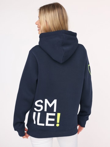 Zwillingsherz Hoodie "Alissa Herz" in Dunkelblau