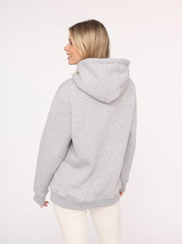 Zwillingsherz Hoodie "Nelina" grijs