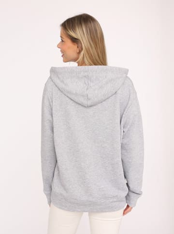 Zwillingsherz Hoodie "Smile" in Grau