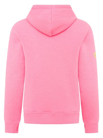 Zwillingsherz Hoodie "Good Vibes" in Rosa