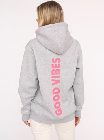 Zwillingsherz Hoodie "Sarah" in Grau