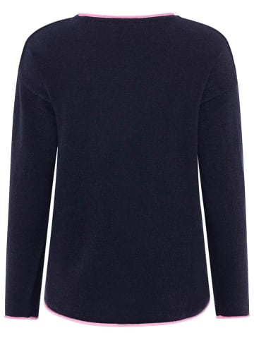 Zwillingsherz Pullover "Only good Vibes" in Dunkelblau