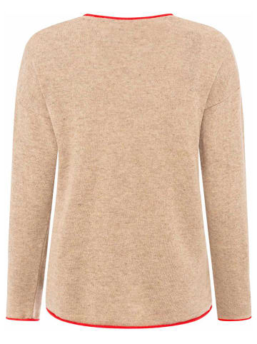 Zwillingsherz Trui "Doppelherz" beige