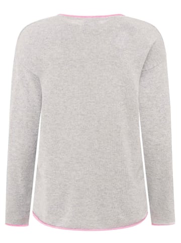 Zwillingsherz Pullover "Doppelherz" in Grau