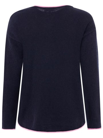 Zwillingsherz Pullover "Doppelherz" in Dunkelblau